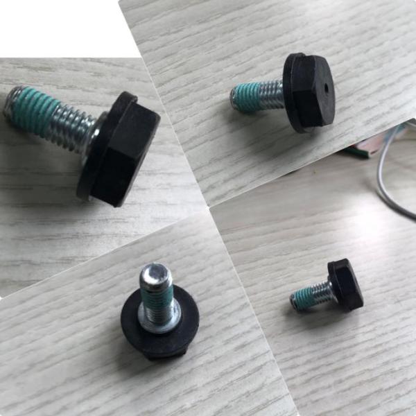 M10x22 Forklift Battery Connector Bolt - Insulated Steel CE Certified