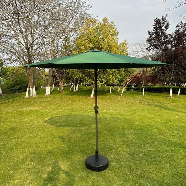 Supermarket Umbrella Radii 1.5M Outdoor Furniture Contemporary Round Parasols Garden 2.7m