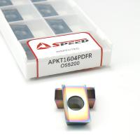 Rapide APKT1604PDFR 10 pièces d'inserts de carbure d'aluminium poli/dLC revêtus pour la métallurgie
