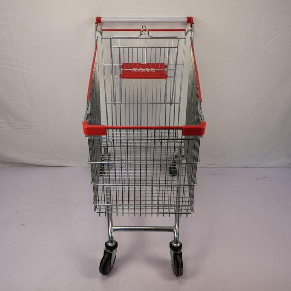Q195 certificado do GV do trole da compra do supermercado do carrinho de compras da loja do aço 240L
