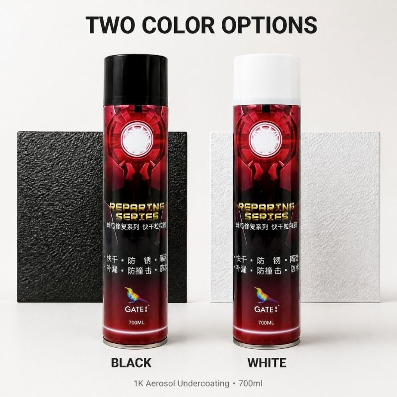 GATE 1K Aerosol Rubberized Undercoating for Stone Chip Protection
