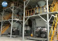 Linha de produção seca do almofariz da massa de vidraceiro do PLC 10T/H para a mistura da areia do cimento