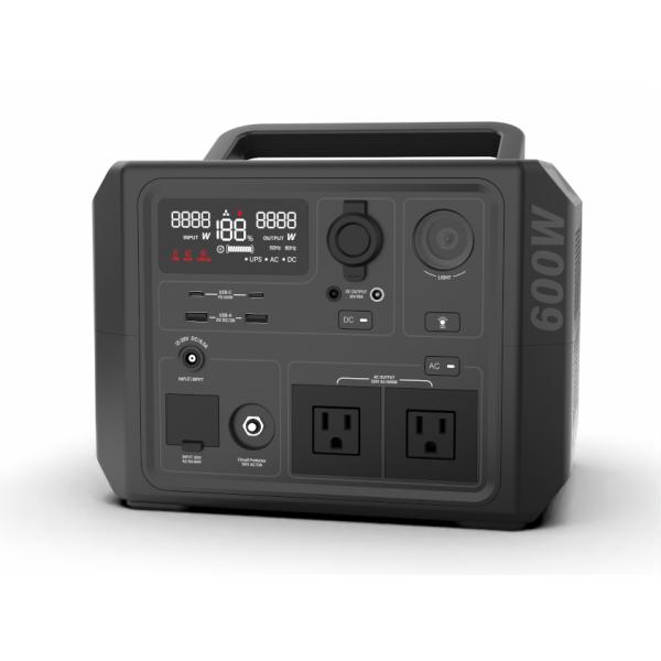 Наружная портативная солнечная панель электростанция аварийное питание 600 Вт водонепроницаемая