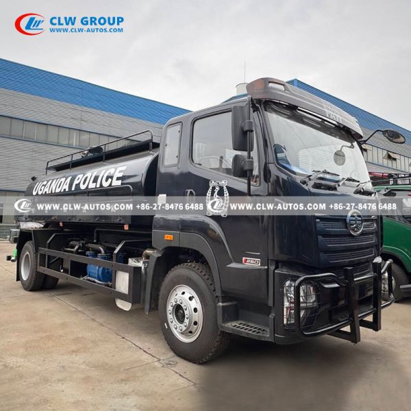 FAW 10CBM Fecal Vacuum Suction Truck with 260HP Engine and SK-12 Water Ring Pump for Heavy-Duty Waste Management