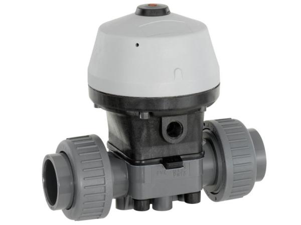 Food Grade Sanitary ABS Diaphragm Valve Anti Corrosion Leak Proof