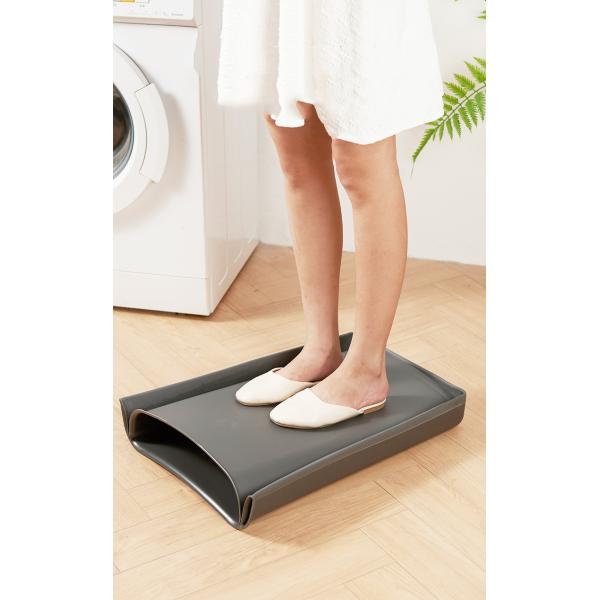 Large Capacity Folding Bin Household Commercial Plastic Kitchen Storage Bin Waste Bin with Swing Lid