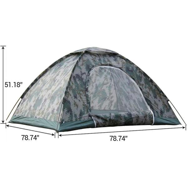 Camouflage Tent, Hiking Camping Full Coverage Tent for Outdoor Accessories, Camouflage Hiking Camping Fishing Tent