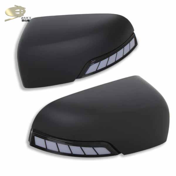 Matte Black Car Chrome Mirror Cover For Mazda BT-50 2012-2019