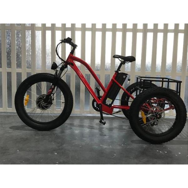Black Color Electric Assist Mountain Bike Displacement < 110cc Leather Saddle / Grip