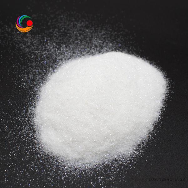 White Biodegradable Makeup Glitter Eyeshadow Powder For Christmas 2.0mm