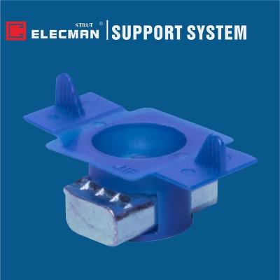 Galvanized Steel Channel Strut Cone Nuts Squeeze Tab With Plastic Wing
