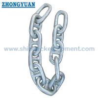 Corrente de ancoragem de elo de pino galvanizado Corrente de ancoragem