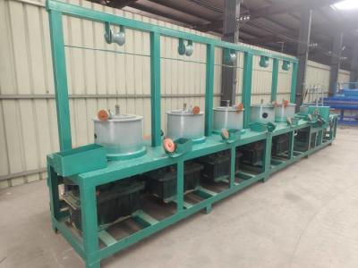 Inlet 6.5mm Metal Drawing Machine Motor 15kw 6 Drums Pulley