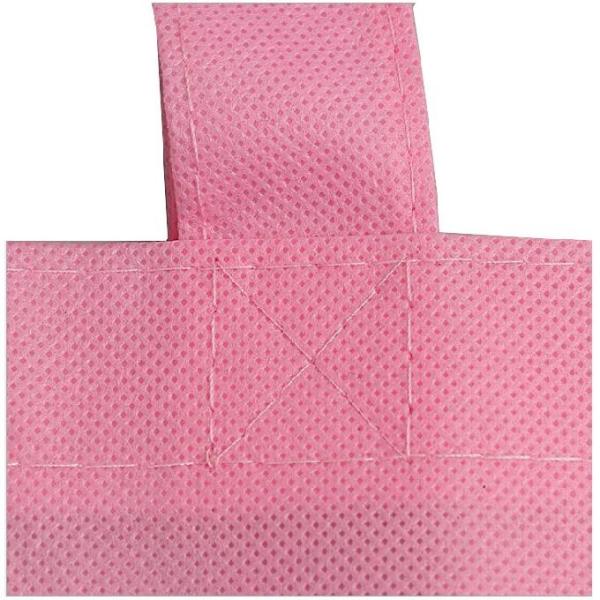 Heavy Duty Durable Personalized Non Woven Reusable Bags With Logo Side Printing