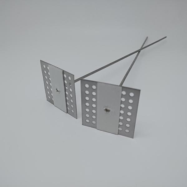 ISO9001 Perforated Base Insulation Hangers Self Stick Pin To Stick Plastic To HVAC System Parts