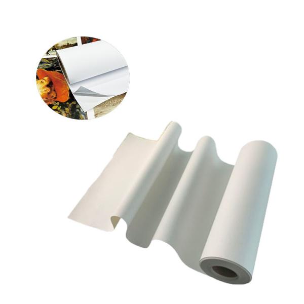 Aqueous Waterproof Inkjet Printing Matte Adhesive Polyester Canvas Roll