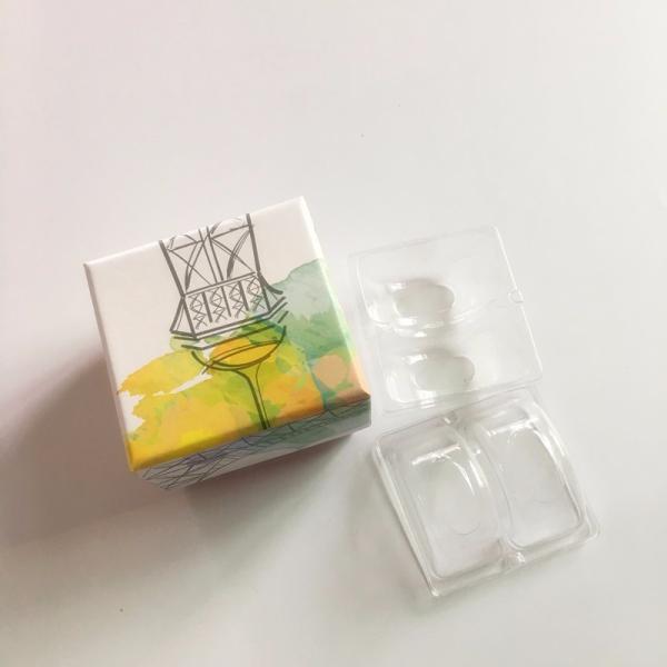 2 шт. Макаронные печатные бумаги Подарочная коробка Упаковка Макаронные дисплеи с внутренней подножкой