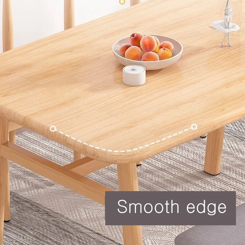 Kitchen and Chairs of 4 Ideal Room Specific DINING TABLE Wood Style PANEL Modern 47'' Wood Dining Room Set 4 Chairs