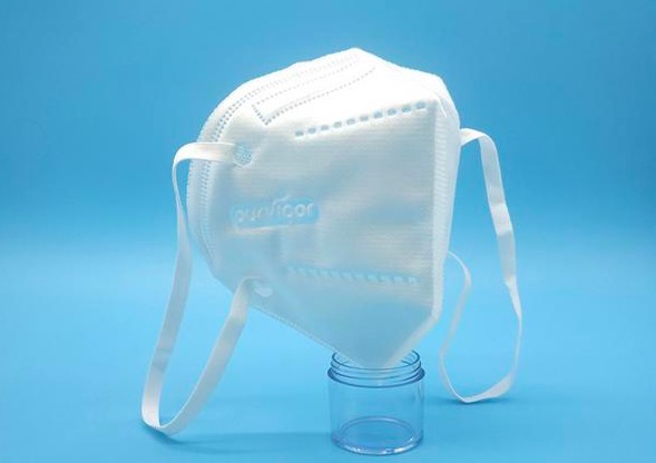 Breathable FFP2 Dust Mask Environmentally Friendly No Peculiar Smell 3d Design