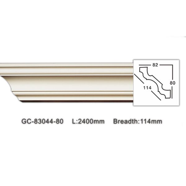 83044 New Design Anti-Erosion Beautiful Plain Polyurethane Interior Moulding