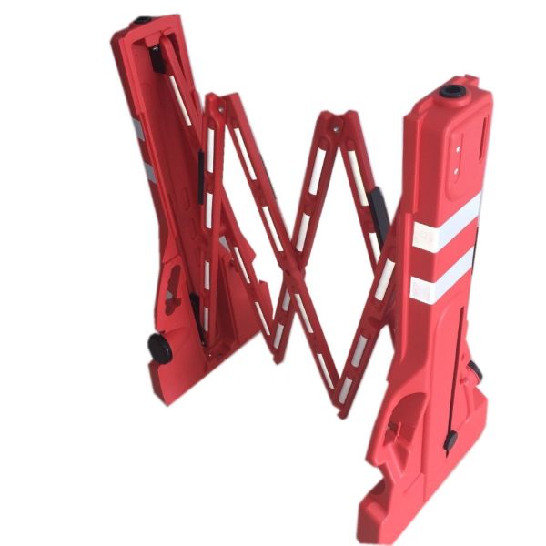 230cm Traffic Barrier Fence Road Warning High Quality white Yellow Red Plastic Connecting Barriers For Road Construction Temperary Uasage