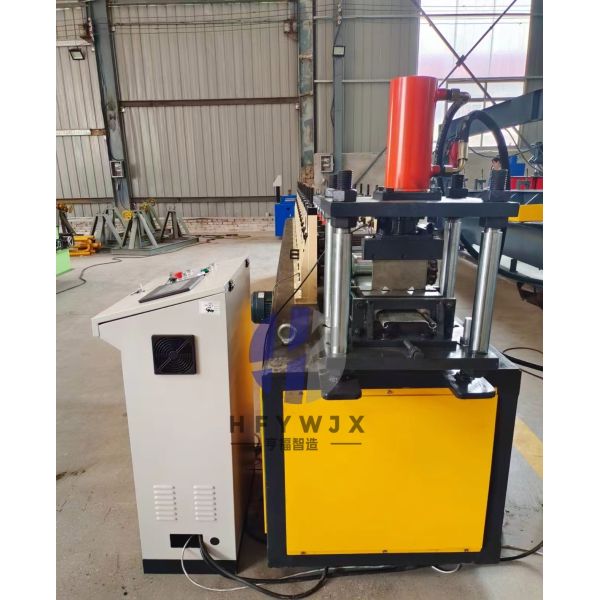 Automatic Slat Roller Shutter Door Forming Machine Gear Transmission With Hydraulic Pump Power 4kw