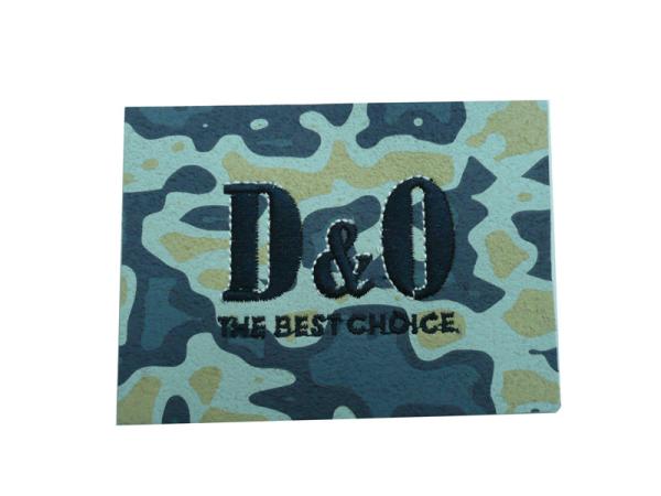 Customized Personalized Embossed Leather Patches, Colorful Jeans Label