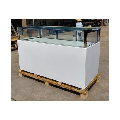 Tiroirs bas de marbre blanc de réfrigérateur de tiroir de chocolat de la porte coulissante 220V 50Hz