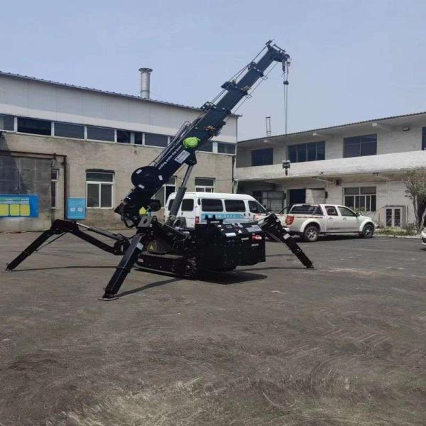 3 тонны 5 тонн цена крана паука Crawler 8 аутриггеров тонны складных гидравлическая