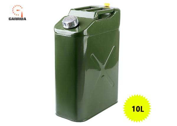 Portable Car Stainless Steel Fuel Tank Vertical Jerry Can , oil drum
