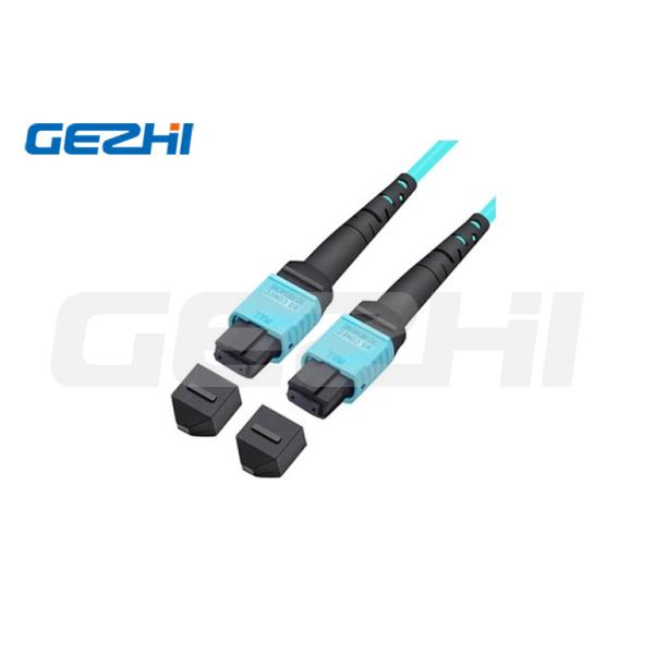 Customized Logo OM3 SX Fiber MPO Fiber Optic Connector with Low Insertion Loss for Telecommunication