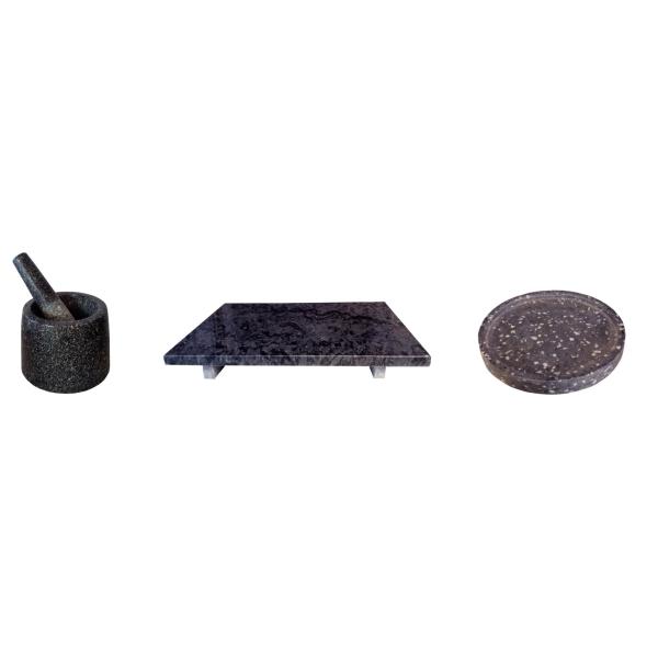 Natural Marble Stone Mortar And Pestle Set Guacamole Bowl Molcajete Natural Grinder