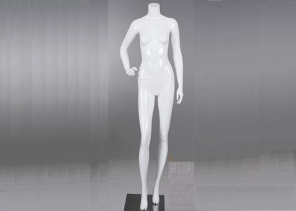 Fiberglass Female Display Mannequin , Store Lady Full Body Dummy Headless