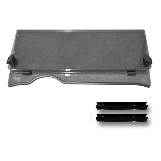 EZGO RXV (08-Up) Складное акриловое ветровое стекло для гольф-кара (тонированное)