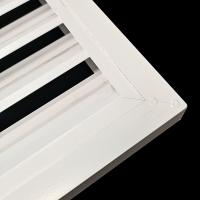 Folding Alumínio Janela ajustável Louver Janela de abertura deslizante Leve
