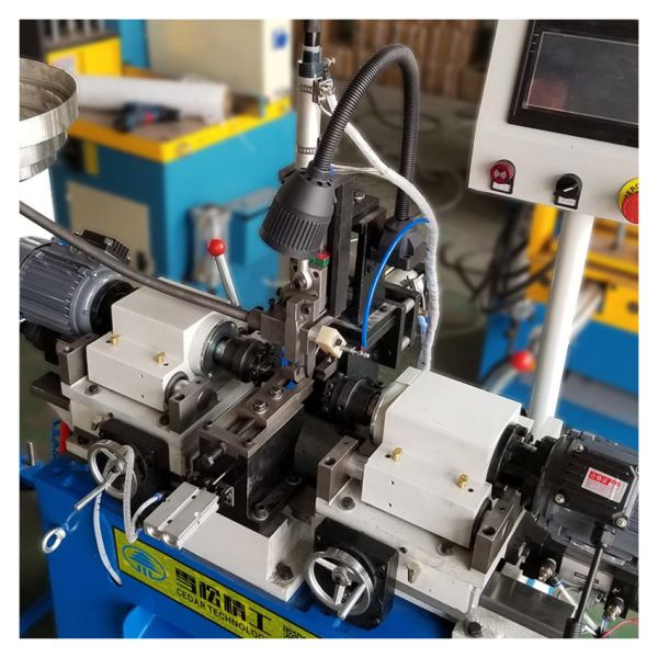 30 Hydraulic Double Head Pneumatic Chamfering Machine For Flattening Ends Of Metal Pipes