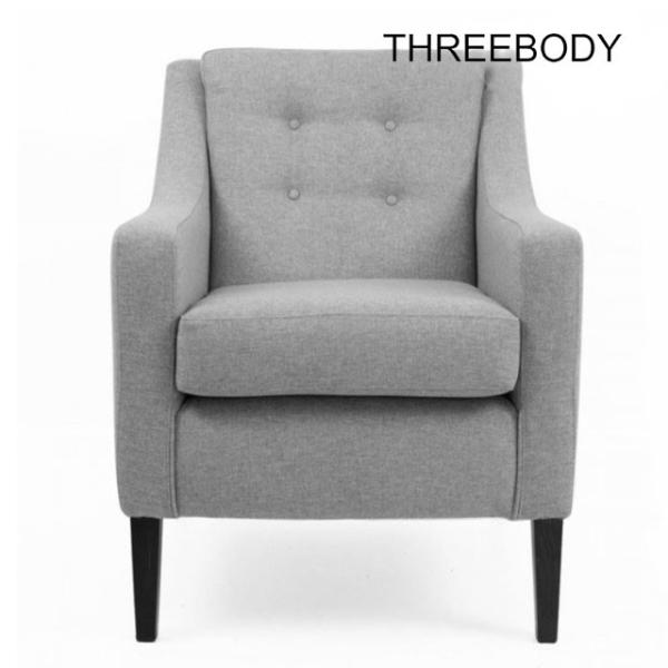 Leisure Comfortable Living Room Chairs , Contemporary Upholstered Accent Chairs