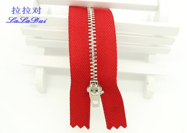 Nickel Y Type Teeth Lampo Jeans Metal Zipper Light Blue Polyester TapeYg Slider