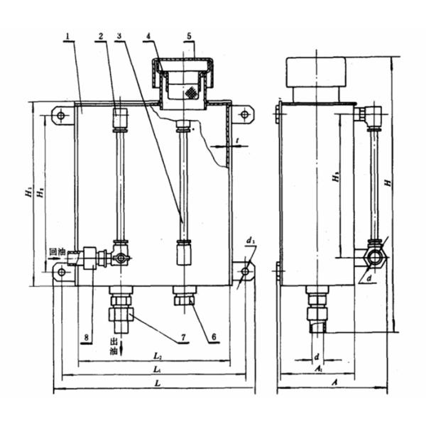 Гальванизированная нержавеющей сталью стальная система реактивного двигателя корабля резервуара с самотеком масла смазки кормовой трубки