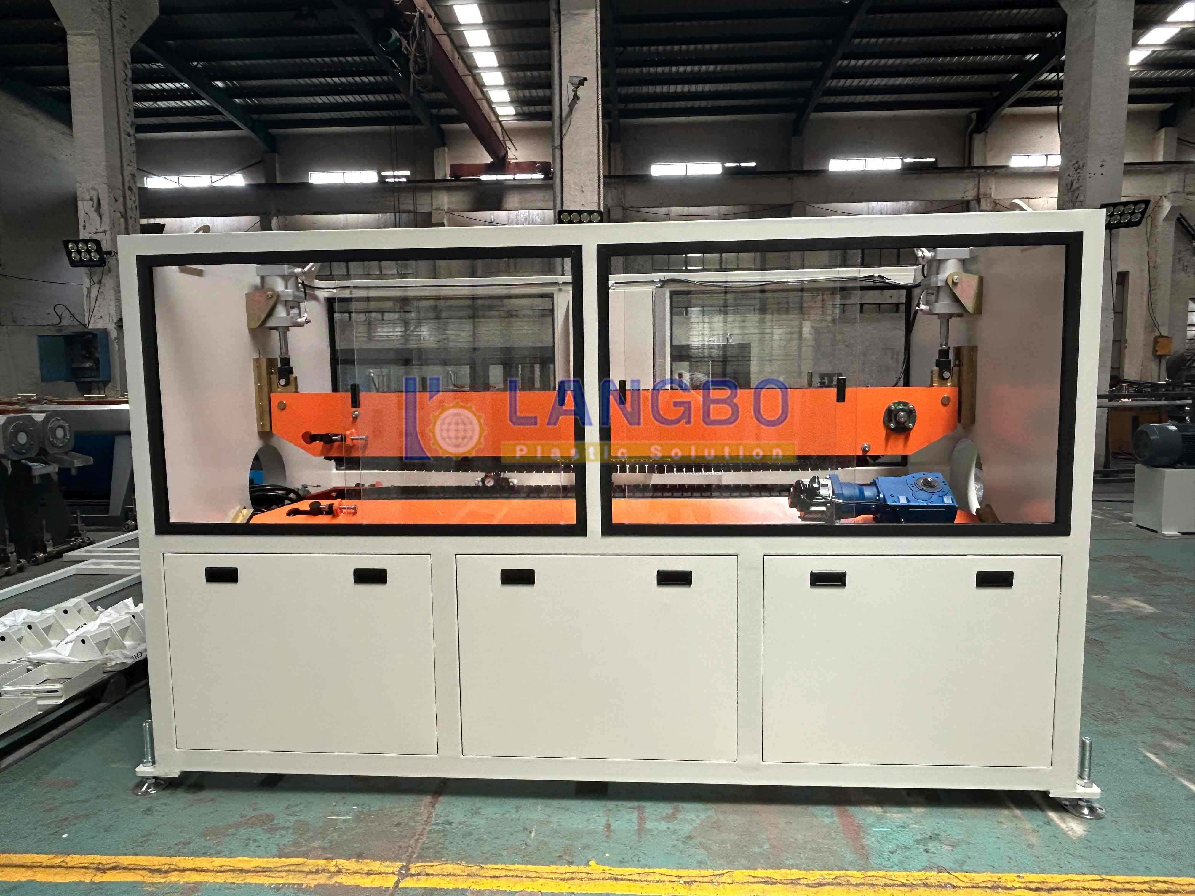 High Productivity HDPE Pipe Extrusion Line Plastic Pipe Extruder HDPE Solid Wall Pipe Extrusion Line