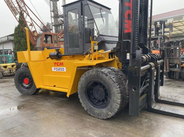 20 Ton TCM Forklift FD200 with Low Fuel Consumption and Powerful Engine