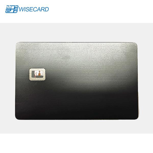 WCT 2023 Free Design Metal Credit Card Metal RFID NFC Chip Business Cards