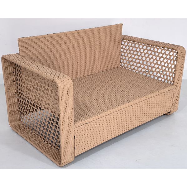 Factory New Style Set of 4 Garland Weaving Rattan Wicker Garden Leisure Conversation Coffee Table Sofa Set