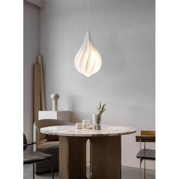 Nordique Danois Bouquet de fleurs pendentif goutte à goutte Lumière minimaliste PVC Hôtel Restaurant Chambre Bar