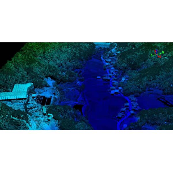 Лазерное сканирование VTOL Uav Lidar Scanner Пять эхо-траекторий Lidar Scanner Drone
