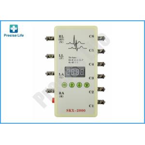 Patient Monitor signal ECG Medical Simulator Machine With 2 Type Waveform ECG