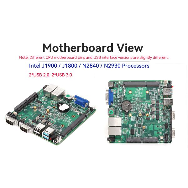 Процессоры серии Intel мини-материнская плата с двойной RJ45 LAN и DDR3L до 8G