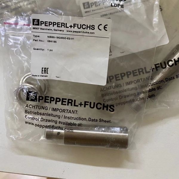 NBB5-18GM50-E2-V1 Pepperl Fuchs Safety Barrier Inductive Sensor PNP 5mm