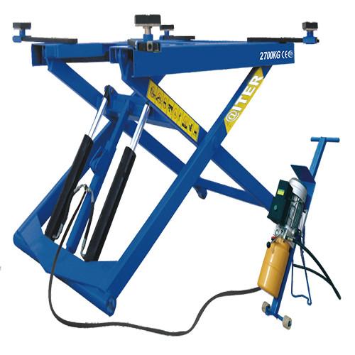 2700kg Low rise portable Movable Vehicle Equipment Scissor Hydraulic Vehicle Lift for Sale