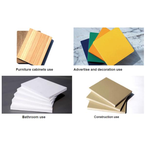 High Density White 19mm Sintra PVC Forex Sheet For Upholstery